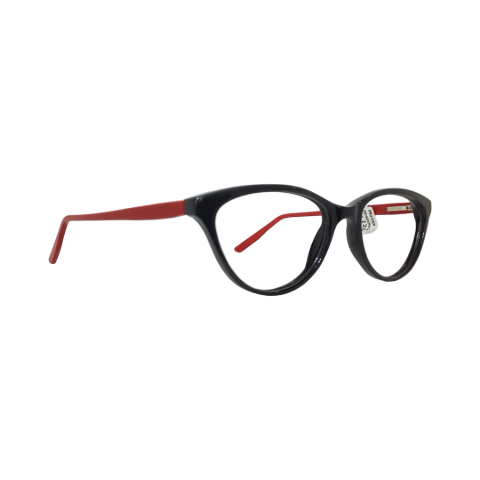 Monex M936 Acetate Black Red Cat Eyes Full Frame 52