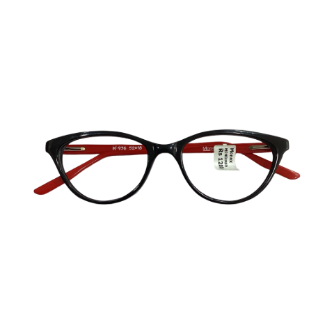 Monex M936 Acetate Black Red Cat Eyes Full Frame 52