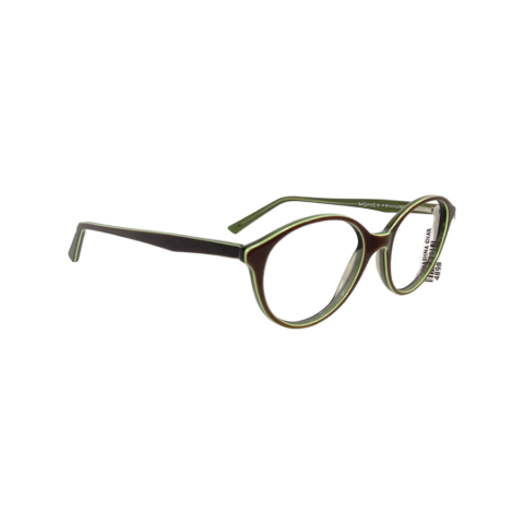 Monex Mod513 Acetate Brown Oval Full Frame 48
