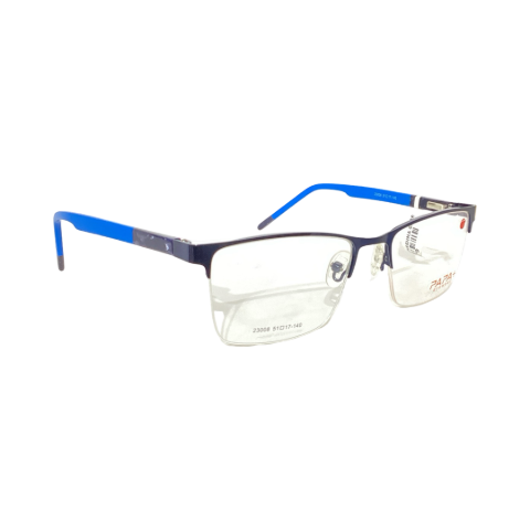 Papa 23008 Metal Blue Square Half Frame 51