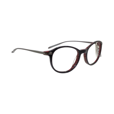 Wolfeyes B18305 Acetate Black Round Full Frame 45