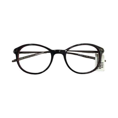 Wolfeyes B18305 Acetate Black Round Full Frame 45