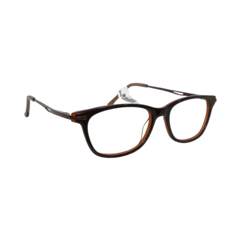 Wolfeyes B18326 Acetate Brown Oval Full Frame 47
