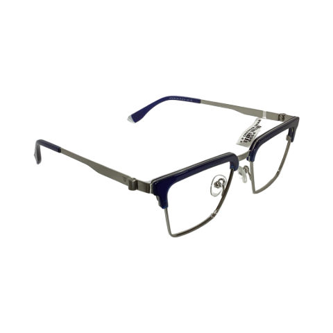 Wolfeyes Xf3139 Metal Tr Blue Silver Club Master Full Frame 52