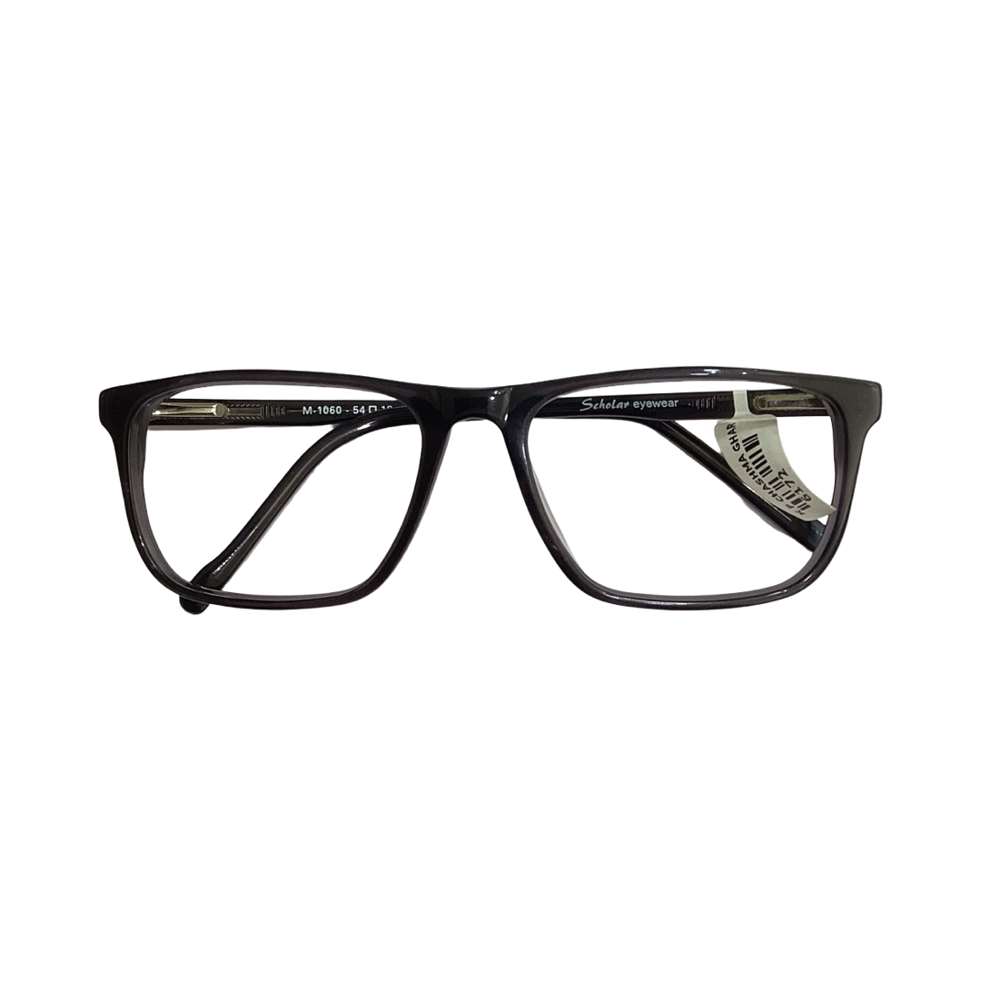 Scholar M1060 Acetate Black Rectangle Full Frame 54