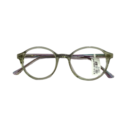 Scholar M1045 Acetate Green Round Full Frame 54