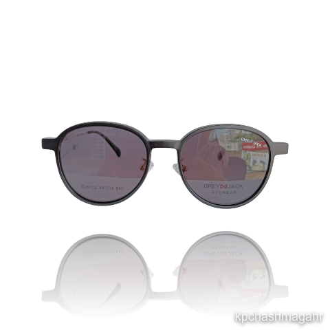 Gray Jack Gj8102 Metal Black Gray Round Full Frame 49