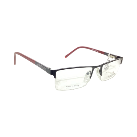 Danielhunter B191c Metal Black Rectangle Half Frame 51