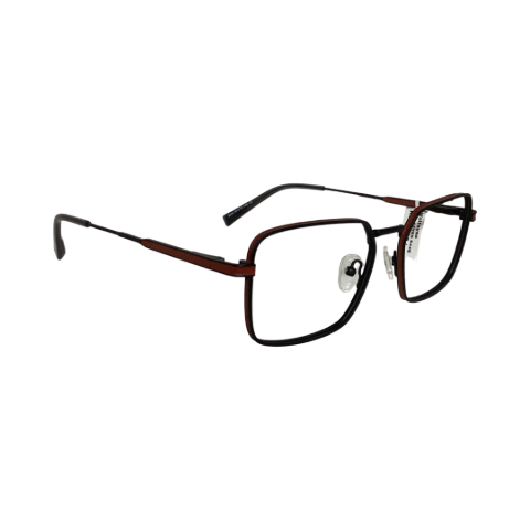 Wolfeyes 8448 Metal Black Red Rectangle Full Frame  46