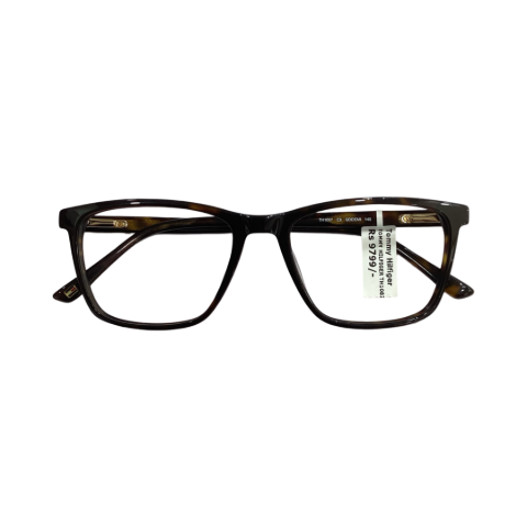 Tommy Hilfiger Th1087 Acetate Leopard Brown Square Full Frame  55