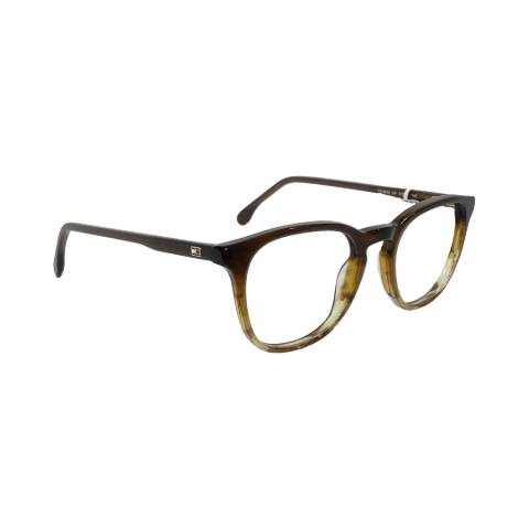 Tommy Hilfiger TH3512 Acetate Green Brown Square Full Frame  51