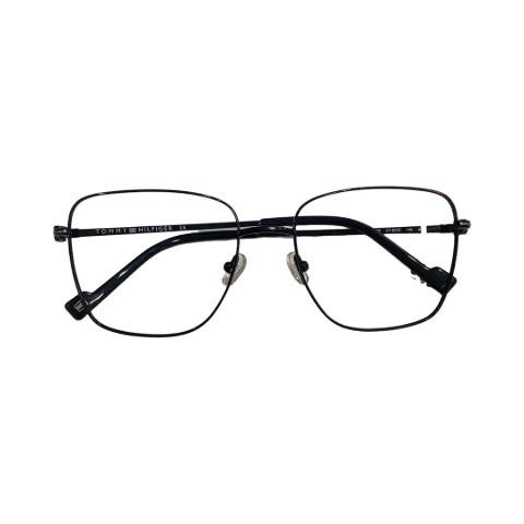 Tommy Hilfiger TH6278 Titanium Black Square Half Frame 56