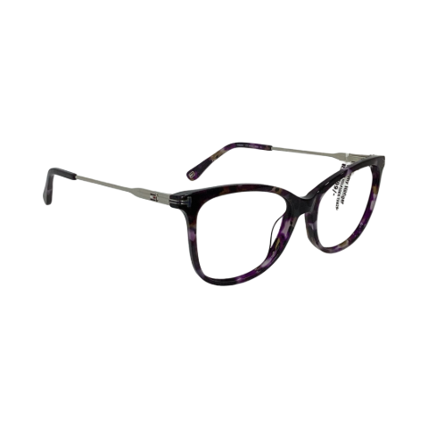 Tommy Hilfiger TH6294 Acetate Leopard Purple Cat eyes Full Frame  52