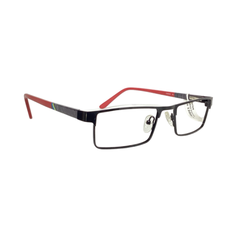 Thrive 912710 Metal Black Red Rectangle Full Frame  49