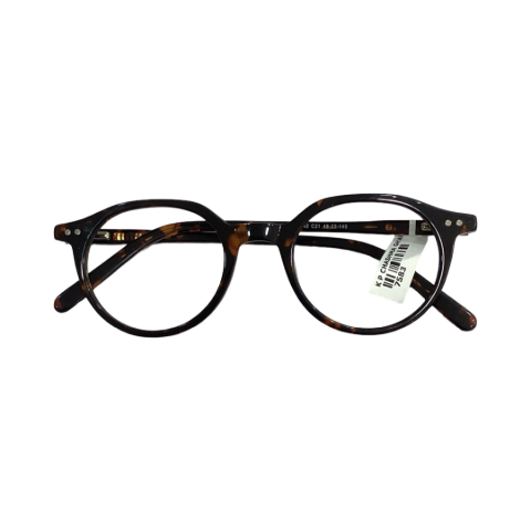 Trends A2142 Acetate Leopard Brown Round Full Frame 48
