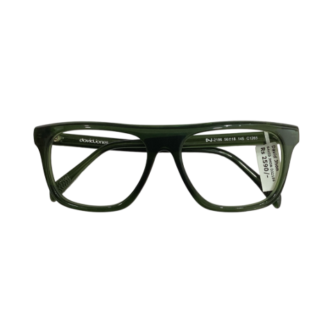 David Jhon Dj2186 Acetate Green Square Full Frame 56