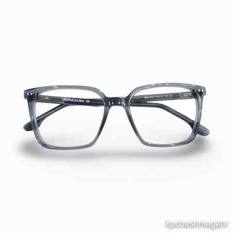 David Jhon Dj 2243 Acetate Gray Square Full Frame 53