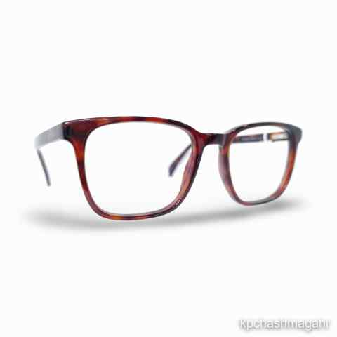 David Jhon Dj1838 Acetate Leopard Brown Square Full Frame 54
