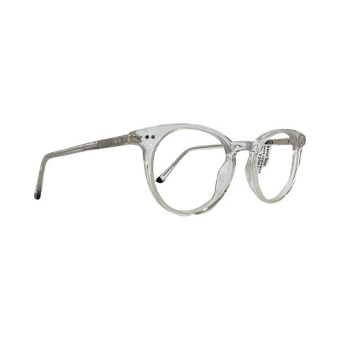 David Jhon Dj2018 Acetate Cristal White Round Full Frame 50