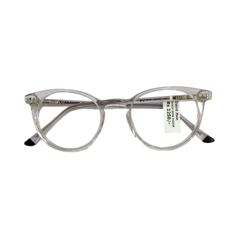 David Jhon Dj2018 Acetate Cristal White Round Full Frame 50