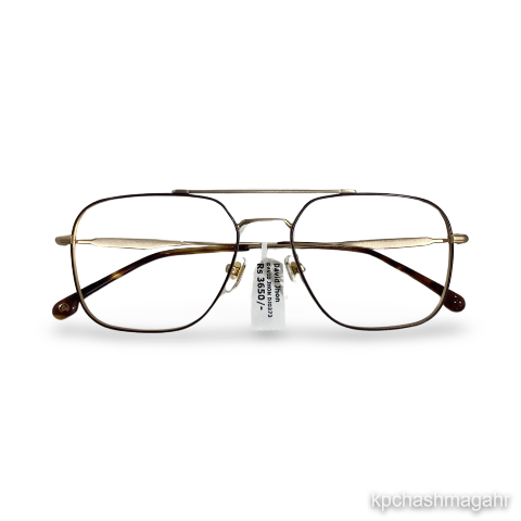 David Jhon Dj0373 Metal Gold Brown Retro Full Frame 56