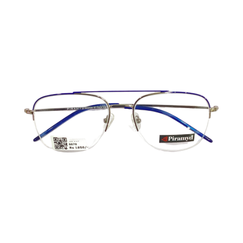 Piramyd 710 Metal Blue Retro Half Frame 56