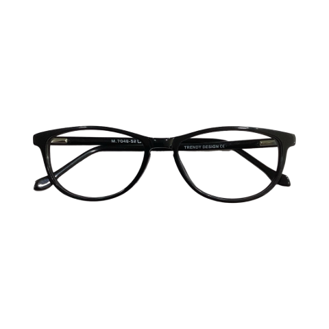 Trendy M7048 Acetate Black Cat Eyes Full Frame 52