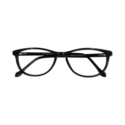 Trendy M7048 Acetate Black Cat Eyes Full Frame 52