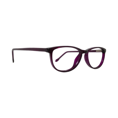 Trendy M7048 Acetate Purple Cat Eyes Full Frame 52