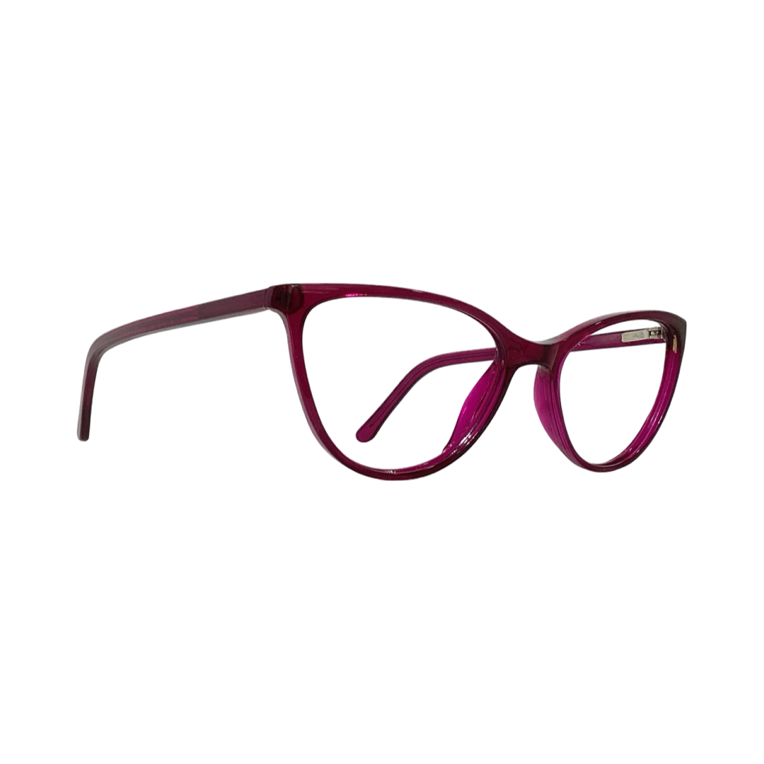 Trendy M7036 Acetate Purple Cat Eyes Full Frame 52