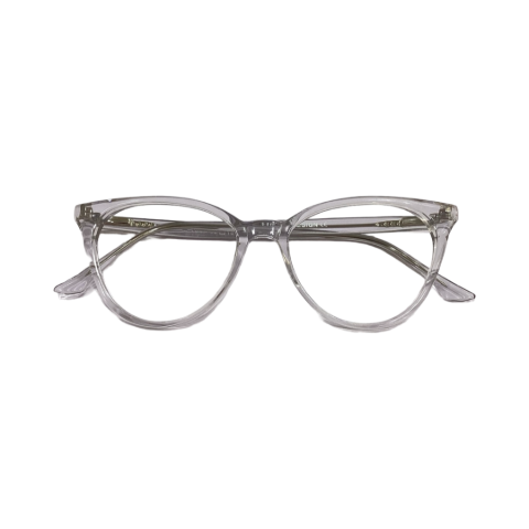 Trendy M7047 Acetate Cristal white Cat Eyes Full Frame 52