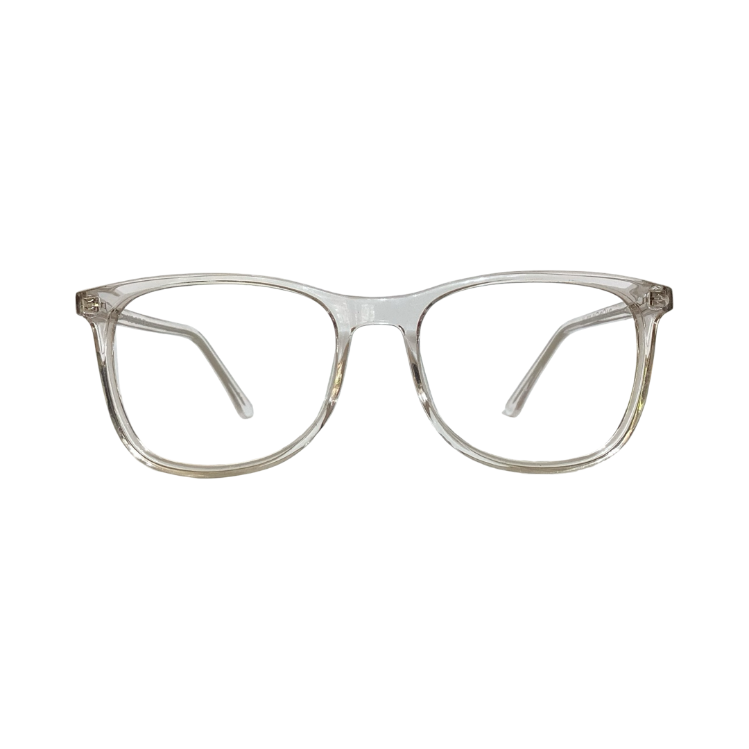 Veena V027 Acetate Cristal white Wayfarer Full Frame 54