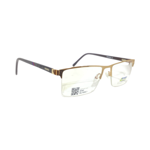 Zdkmgon 912507 Metal Gold Square Half Frame 58