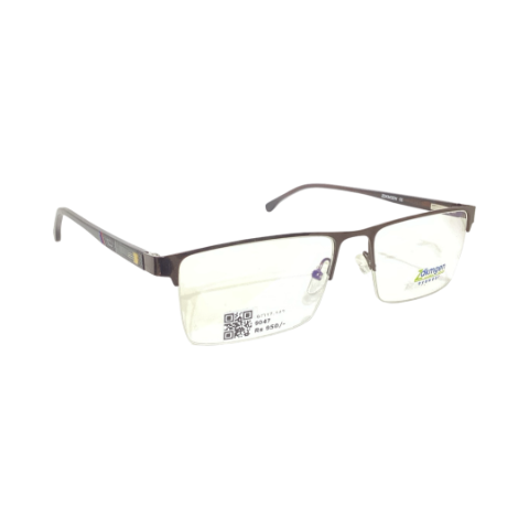Zdkmgon 912509 Metal Brown Square Half Frame 59