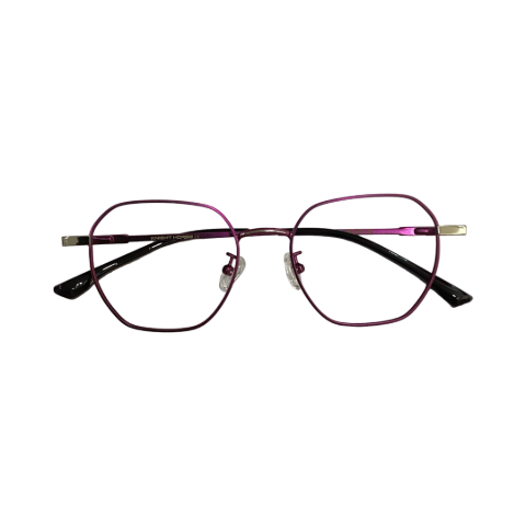 Knight Horse 999909 Metal Purple Silver Hexagon Full Frame 49