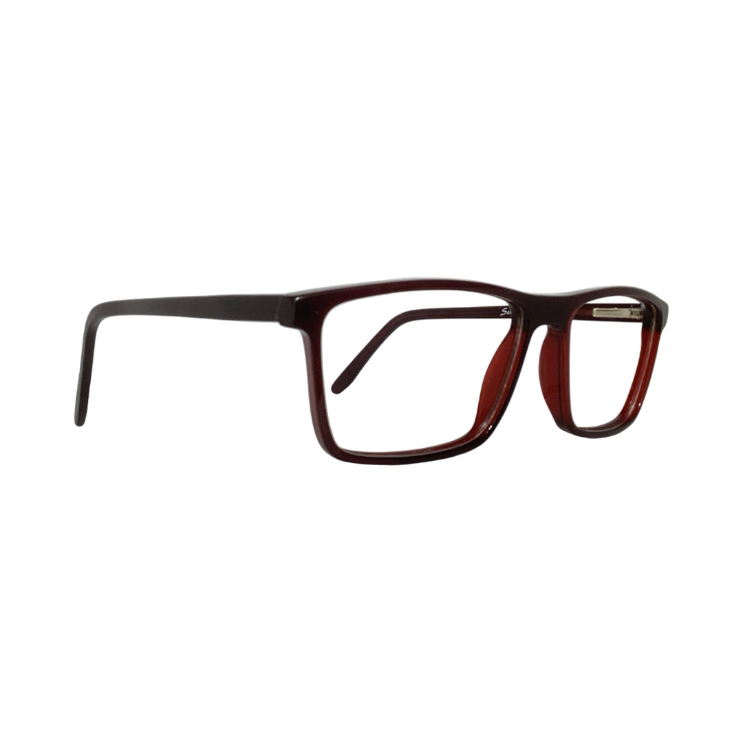 Scholar M1028 Acetate Charry Red Square Full Frame 56