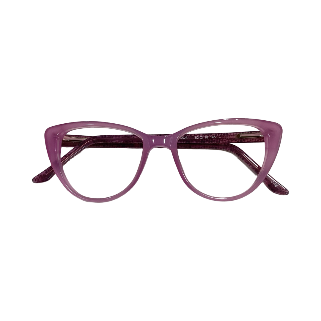 Dcoba M5526 Acetate Pink Cat Eyes Full Frame 52
