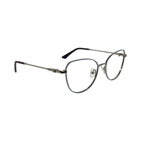 Wolfeyes 8462 Metal Silver Green Round Full Frame 53