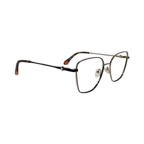 Wolfeyes We8050 Metal Black Gold Cat Eyes Full Frame 53