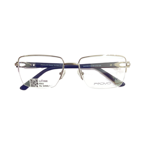 Provo 34005 Metal Metalic Gray Square Full Frame 56