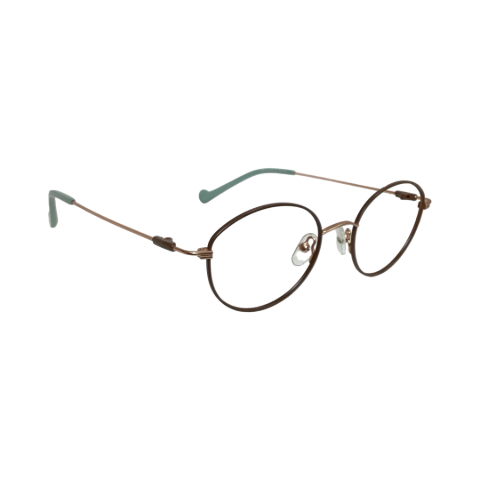 Wolfeyes M8814 Metal Brown Gold Oval Full Frame 49