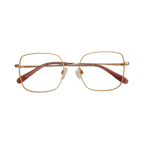 Wolfeyes 2857 Metal Gold Square Full Frame 52