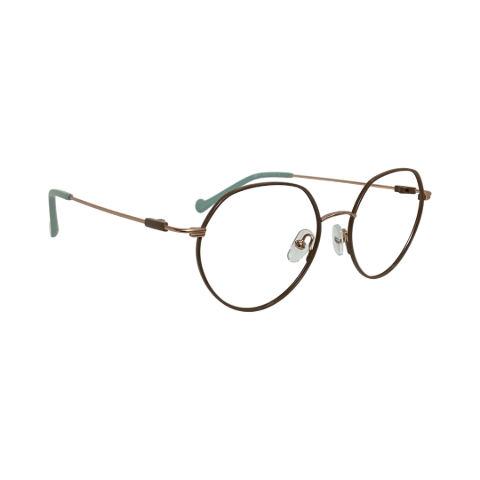 Wolfeyes M8813 Metal Gold Brown Hexagon Full Frame 52