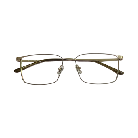 Wolfeyes H00136 Metal Silver Black Square Full Frame 55