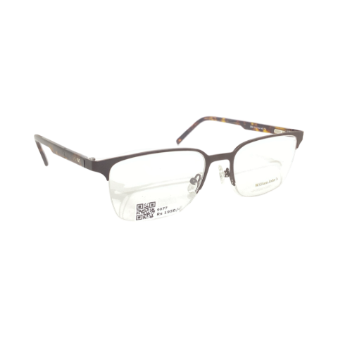 William jhon 2804 Metal Brown Square Half Frame 53