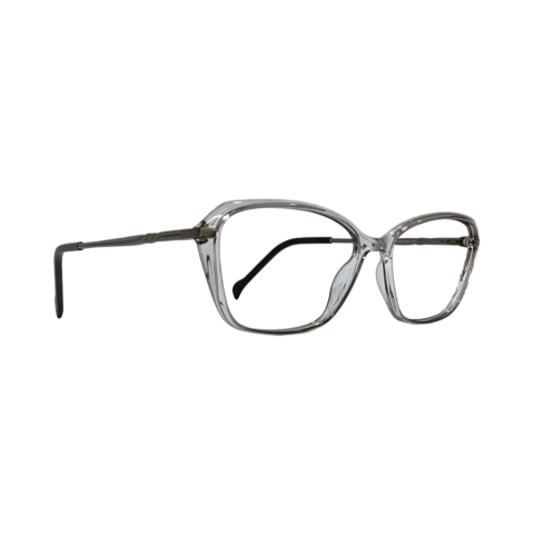 David Jhon Dj08002 Acetate Gray Cat Eyes Full Frame 53