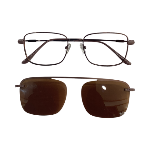SunShine  5107 Metal Brown Square Full Frame 52