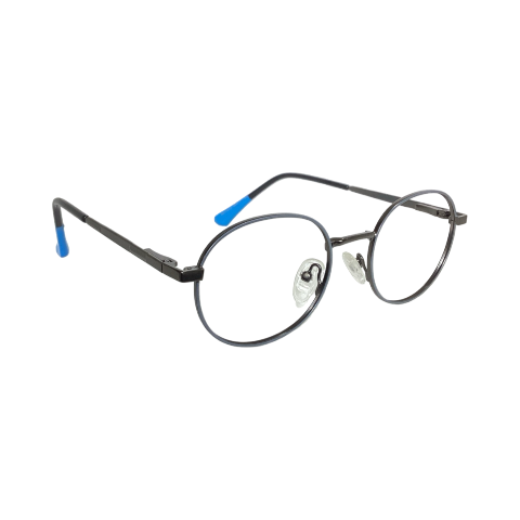 Roaarto 9414710 Metal Metalic Gray Blue Oval Full Frame 46