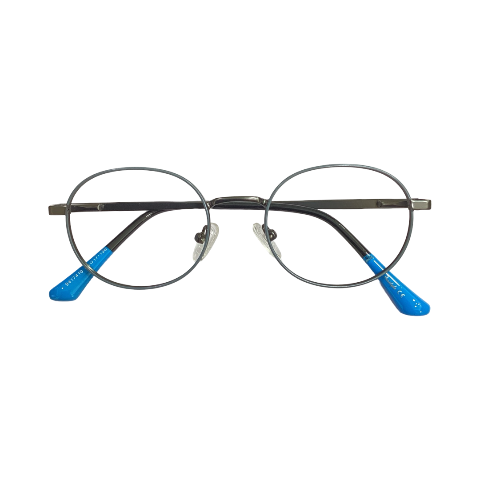 Roaarto 9414710 Metal Metalic Gray Blue Oval Full Frame 46