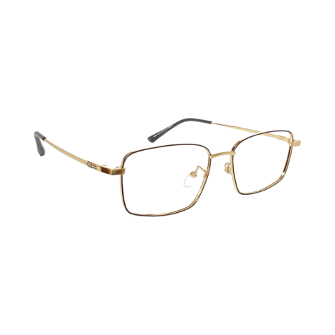 Colour 18828 Metal Gold Black Rectangle Full Frame 54